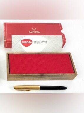 VINTAGE AURORA 88P FOUNTAIN PEN 60's Gold Plated